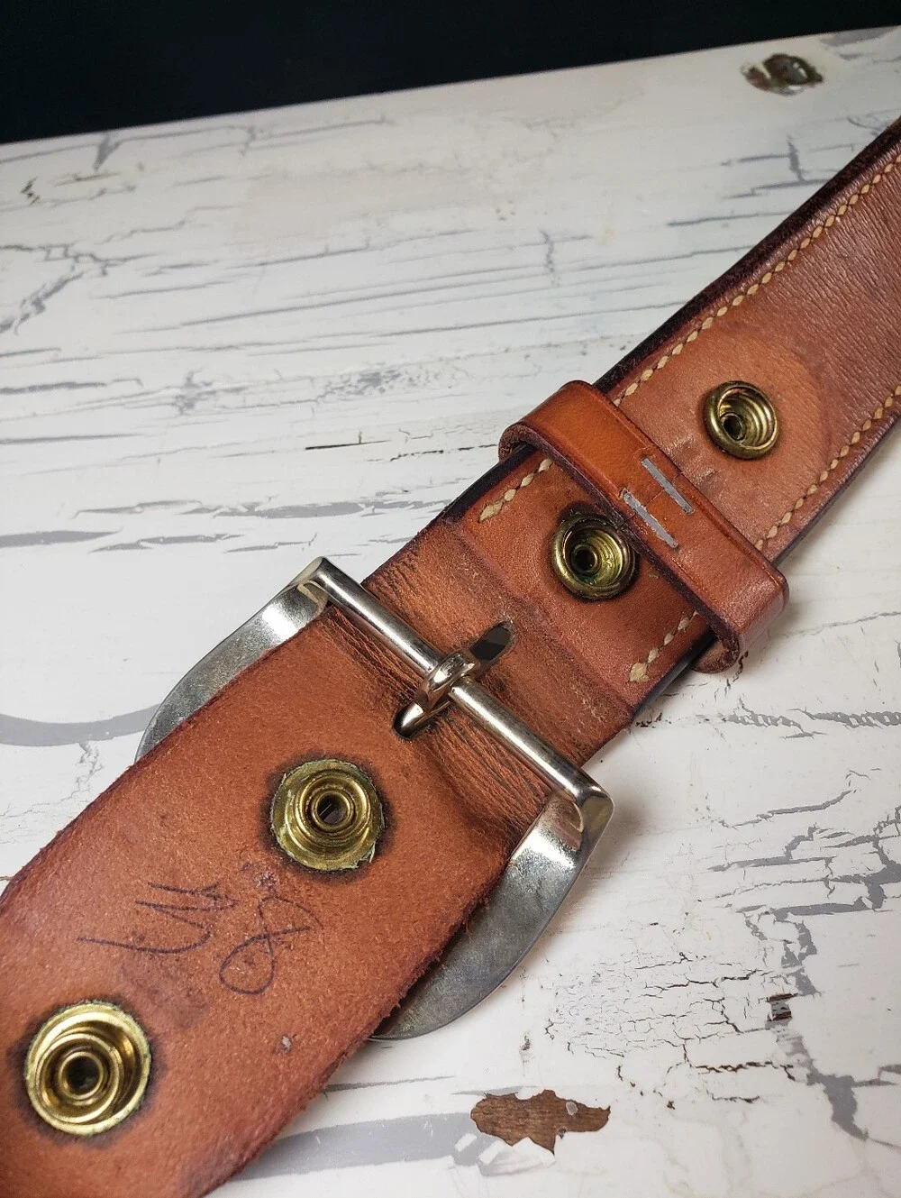 G. Wm. Davis Concealed Carry Belt in Saddle Tan - Size 38